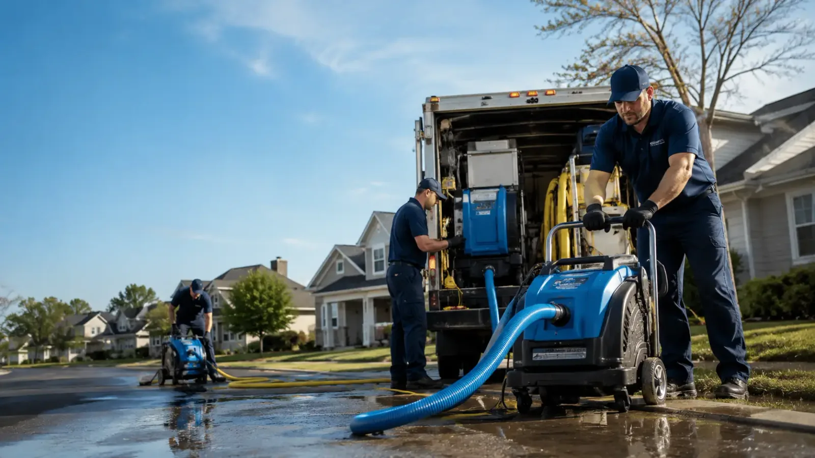 Flood Damage Cleanup in White Sands Missile Range, NM